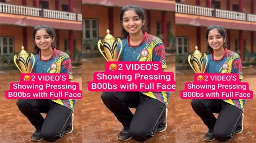 Assam Girl Latest Viral Showing Boobs Pressing with Full Face
