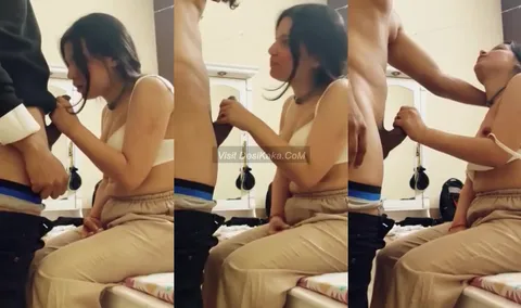 Assamese GF Sucking Boyfriend Solid Dick in Oyo